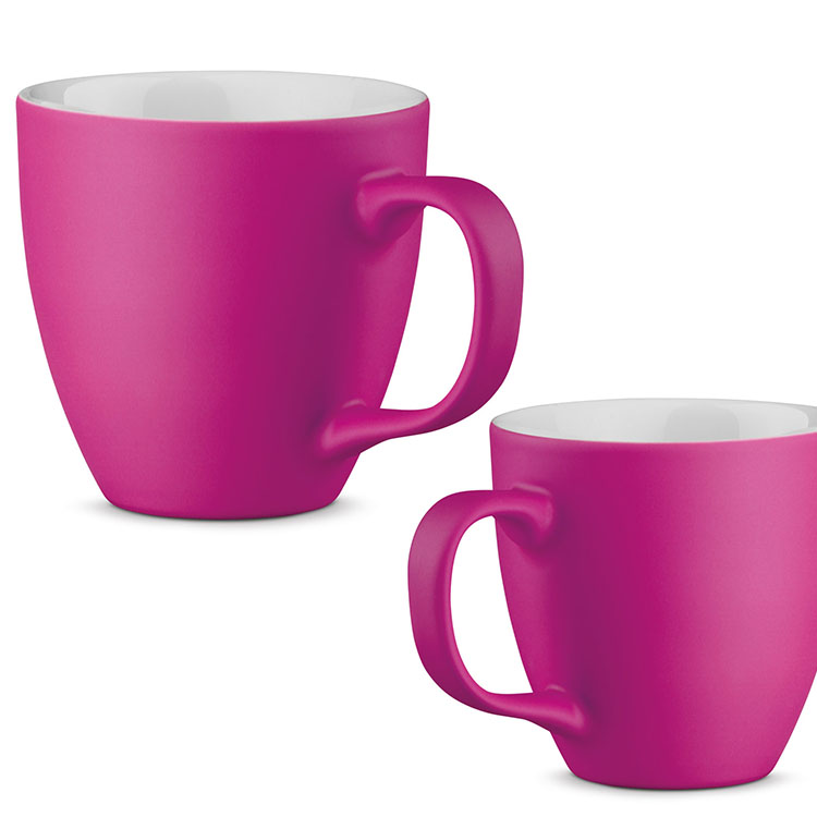 cani mate roz din portelan de 450 ml 94045 cani mate roz din portelan de 450 ml 94045