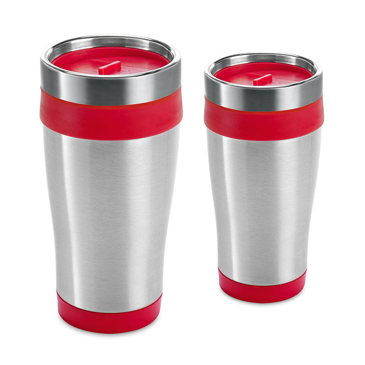pahare termoizolante de 420 ml cu elemente rosii 94625 pahare termoizolante de 420 ml cu elemente rosii 94625