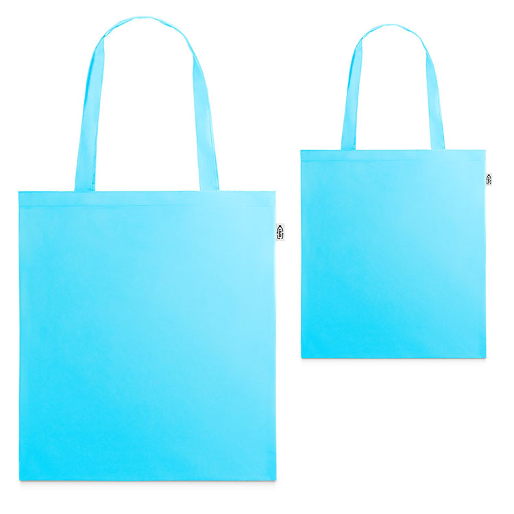 sacose promotionale albastre din poliester reciclat 92929 sacose promotionale albastre din poliester reciclat 92929