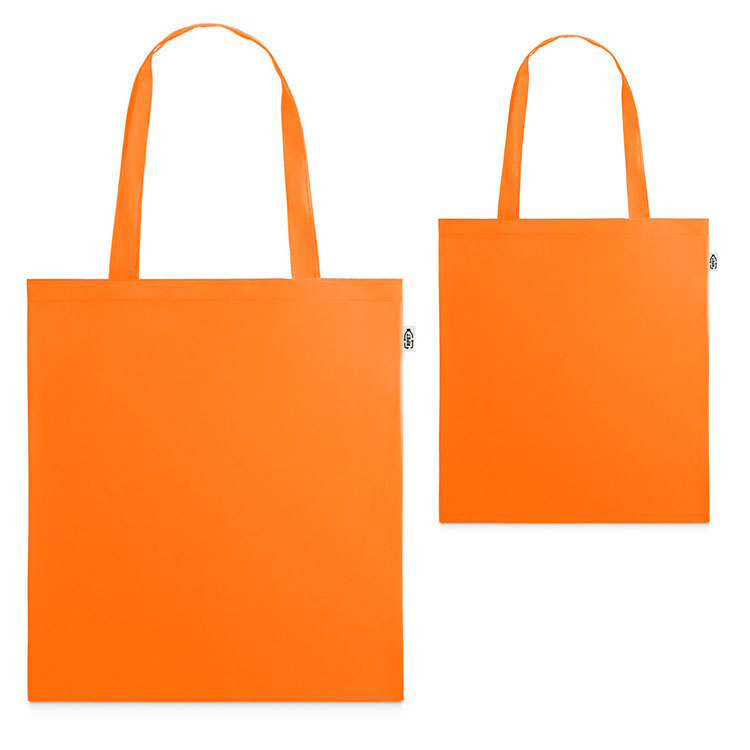 sacose promotionale portocalii din poliester reciclat 92929 sacose promotionale portocalii din poliester reciclat 92929