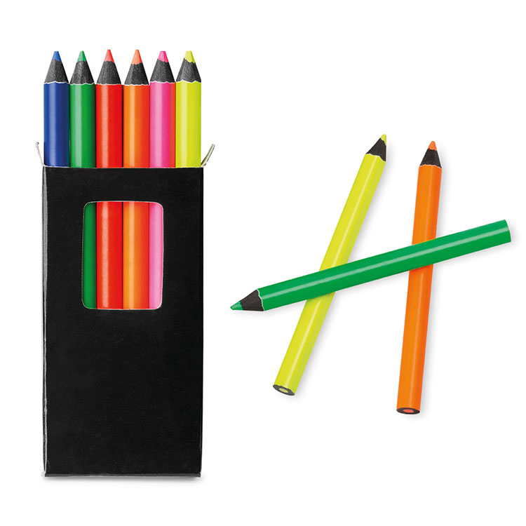 cutii cu creioane colorate fluorescente 91767 cutii cu creioane colorate fluorescente 91767