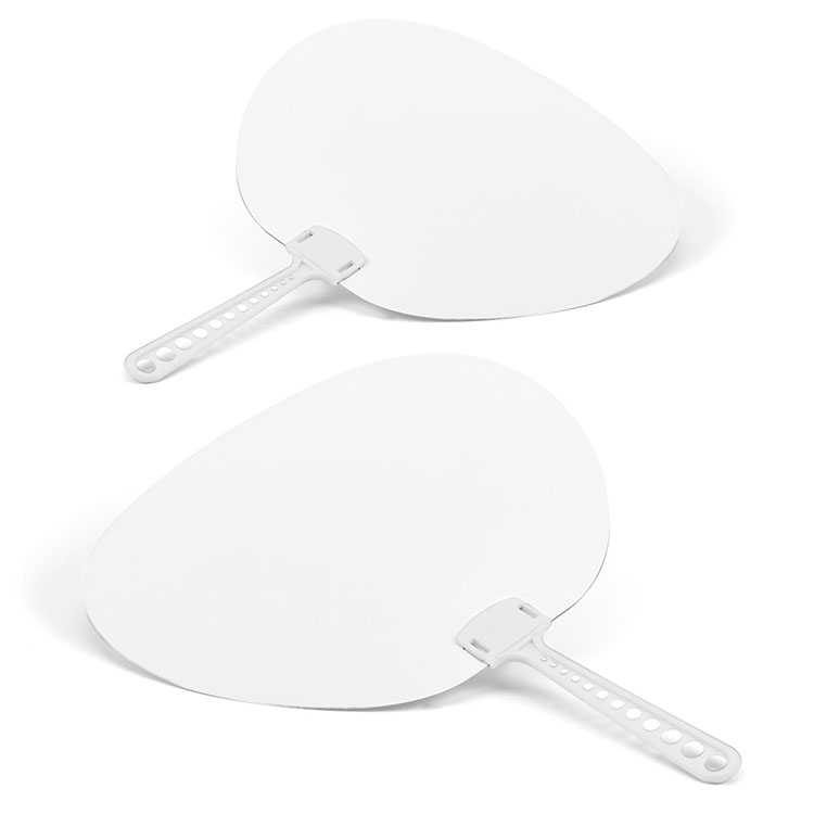evantaie promotionale cu maner alb 98485 evantaie promotionale cu maner alb 98485