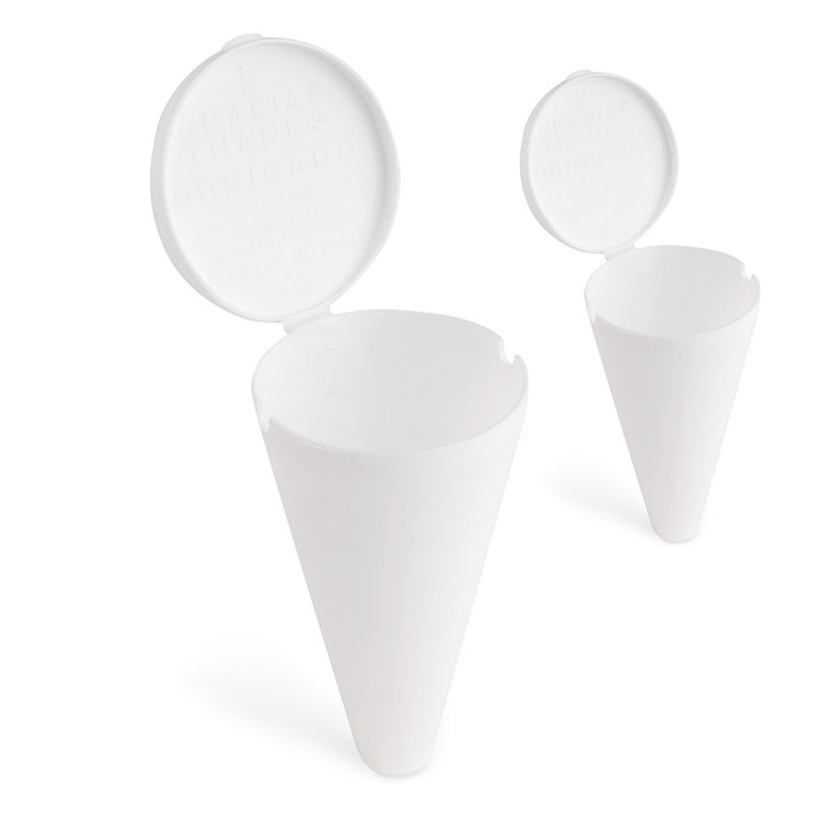 scrumiere de plaja albe din plastic cu capac 98300 scrumiere de plaja albe din plastic cu capac 98300