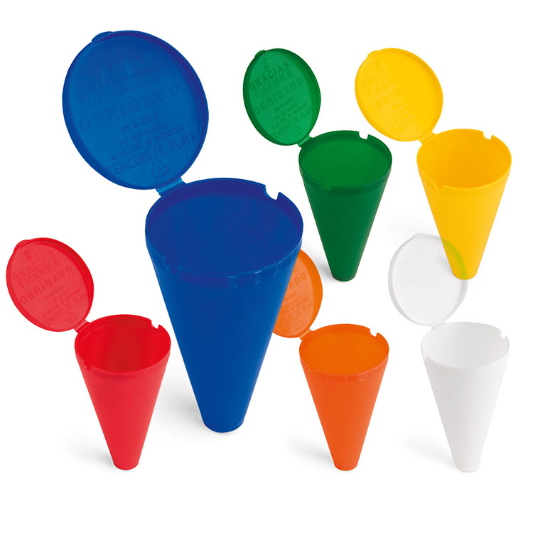 scrumiere de plaja colorate din plastic cu capac 98300 scrumiere de plaja colorate din plastic cu capac 98300