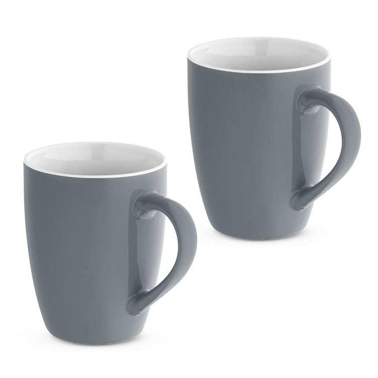 cani ceramice gri cu interior alb 93832 cani ceramice gri cu interior alb 93832