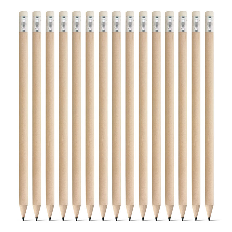 creioane promotionale din lemn cu radiera alba 91716