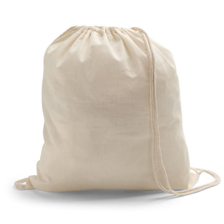 rucsaci crem drawstring din bumbac 92456 rucsaci crem drawstring din bumbac 92456