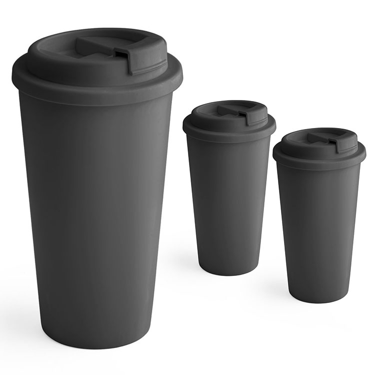 pahare negre din plastic cu capac 94041 pahare negre din plastic cu capac 94041