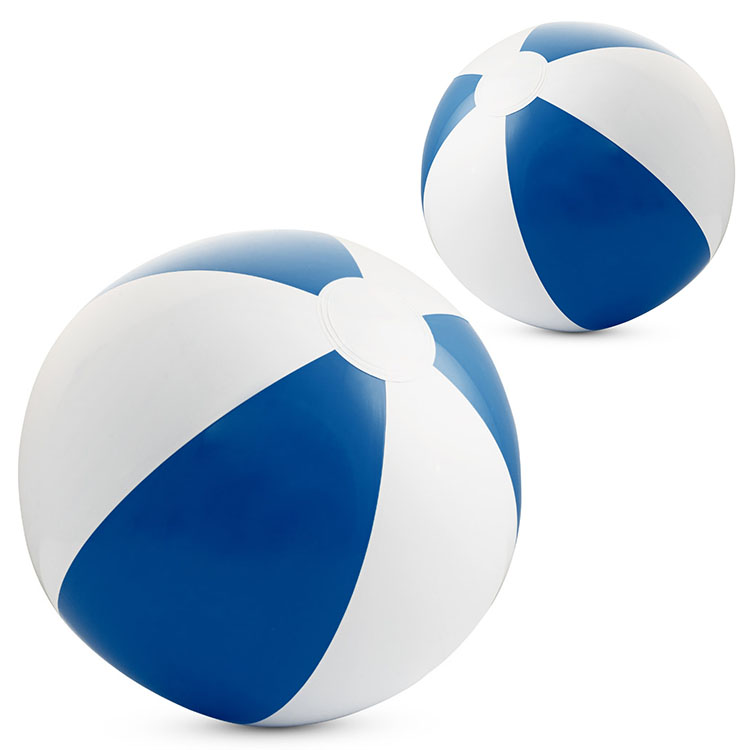 mingi gonflabile de plaja bicolore alb albastru 98274
