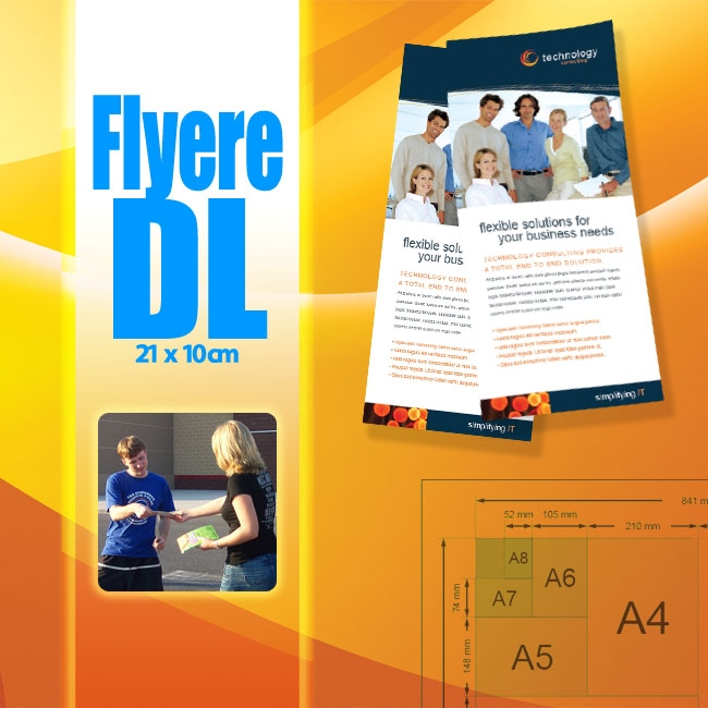 flyere DL tipar offset sau digital flyere DL tipar offset sau digital