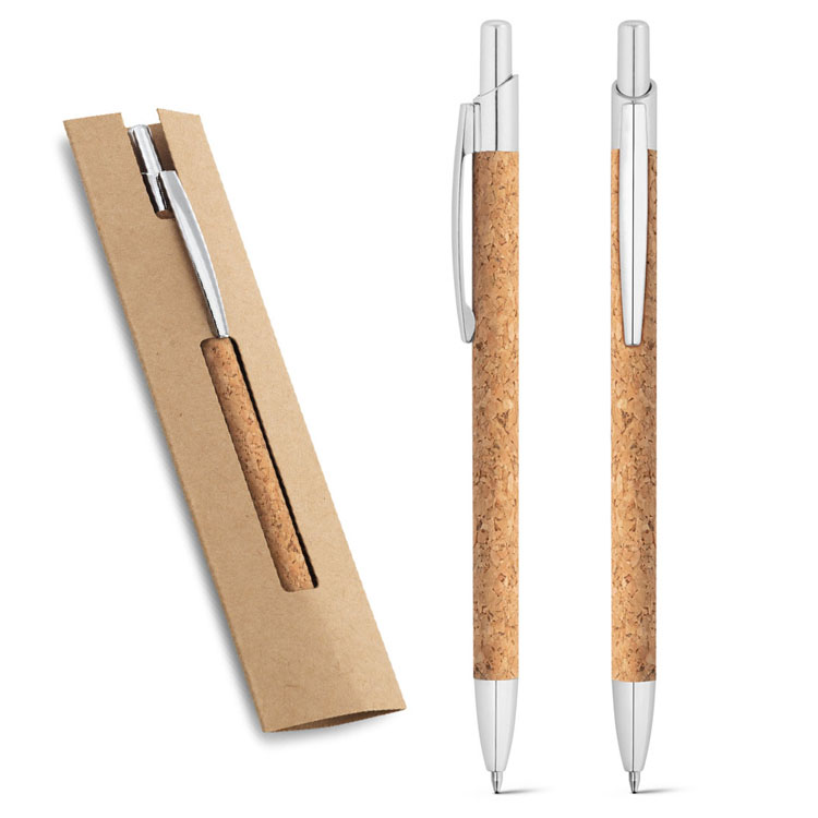 pixuri ecologice din pluta cu etui din carton 91647